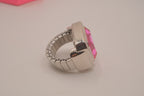 Vintage Avon Pink Cocktail Watch Ring