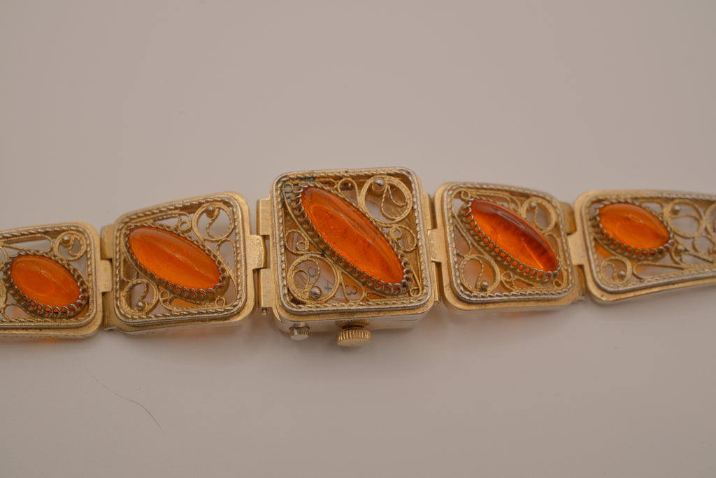 Vintage Chaika (Чайка) flip-top "peek-a-boo" bracelet watch