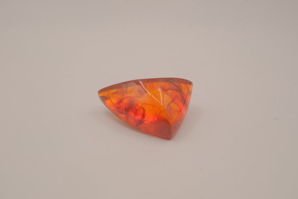 Vintage Vermeil Baltic amber brooch
