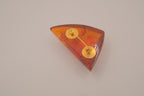 Vintage Vermeil Baltic amber brooch
