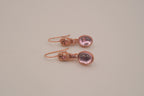 Vintage Avon pastel pink dangle earrings