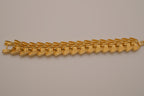 Vintage chunky gold-tone link bracelet