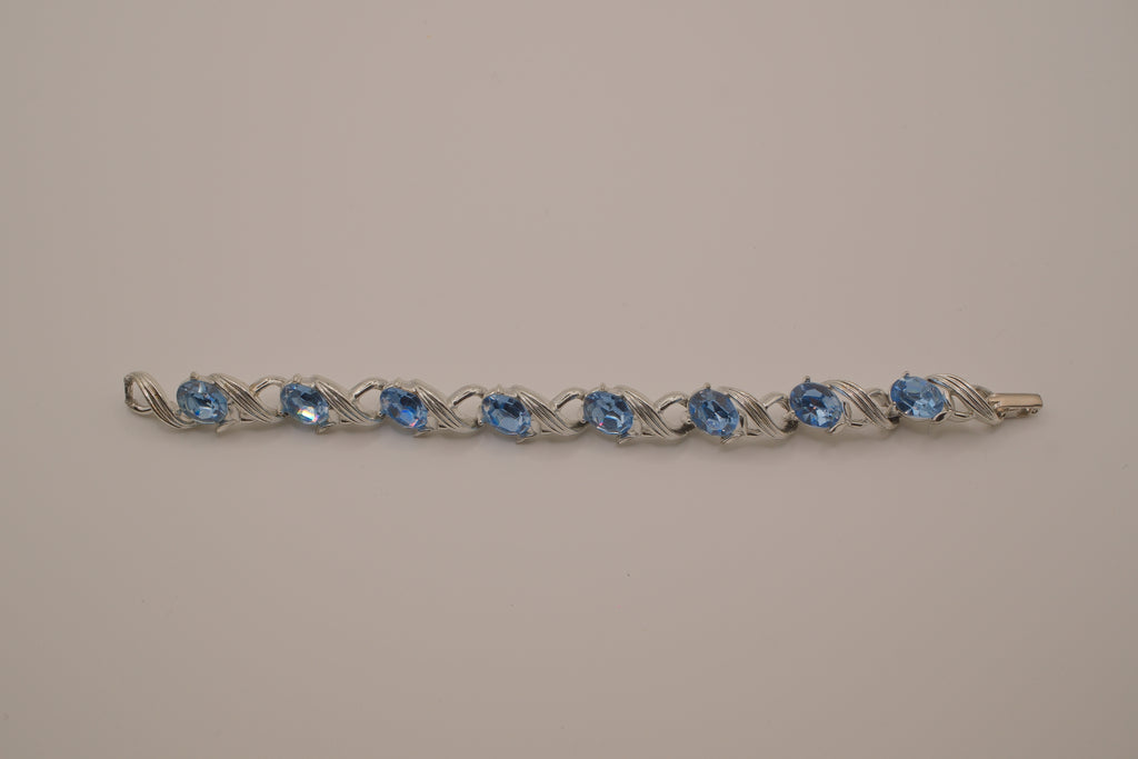 Vintage Lisner silver-tone link bracelet&nbsp;