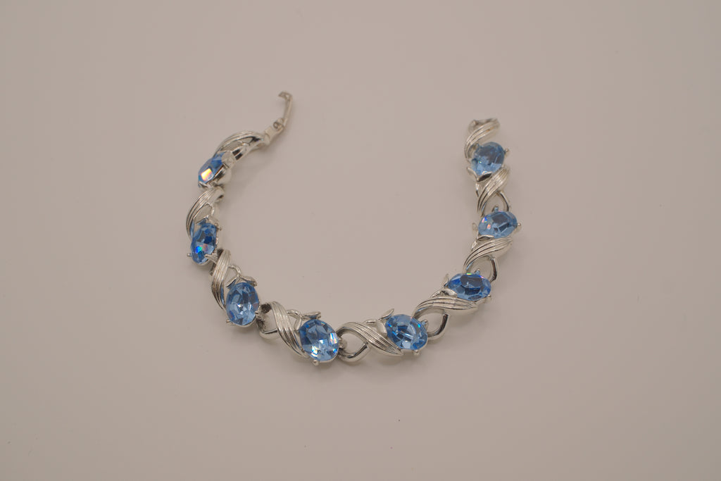 Vintage Lisner silver-tone link bracelet&nbsp;