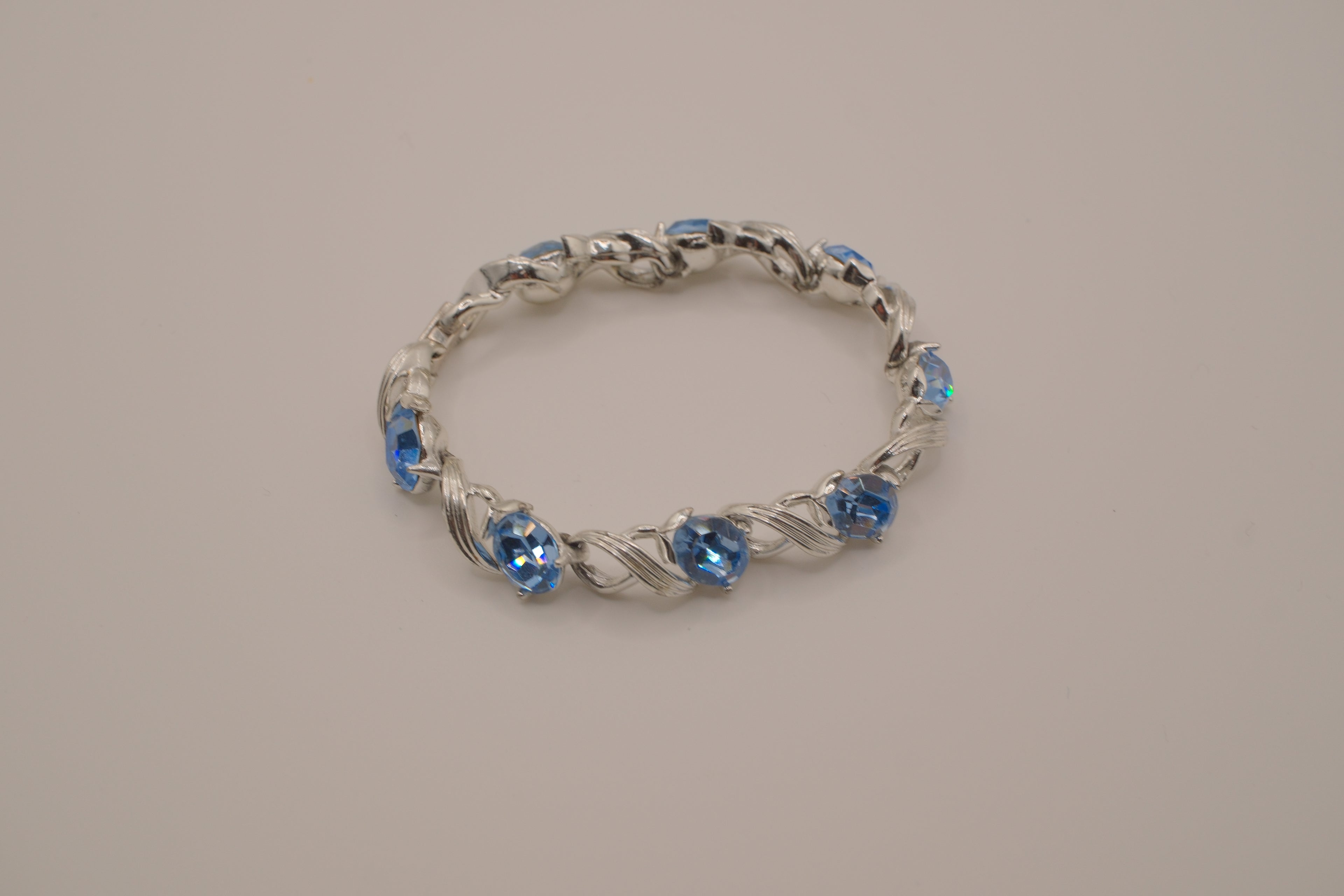 Vintage Lisner silver-tone link bracelet&nbsp;