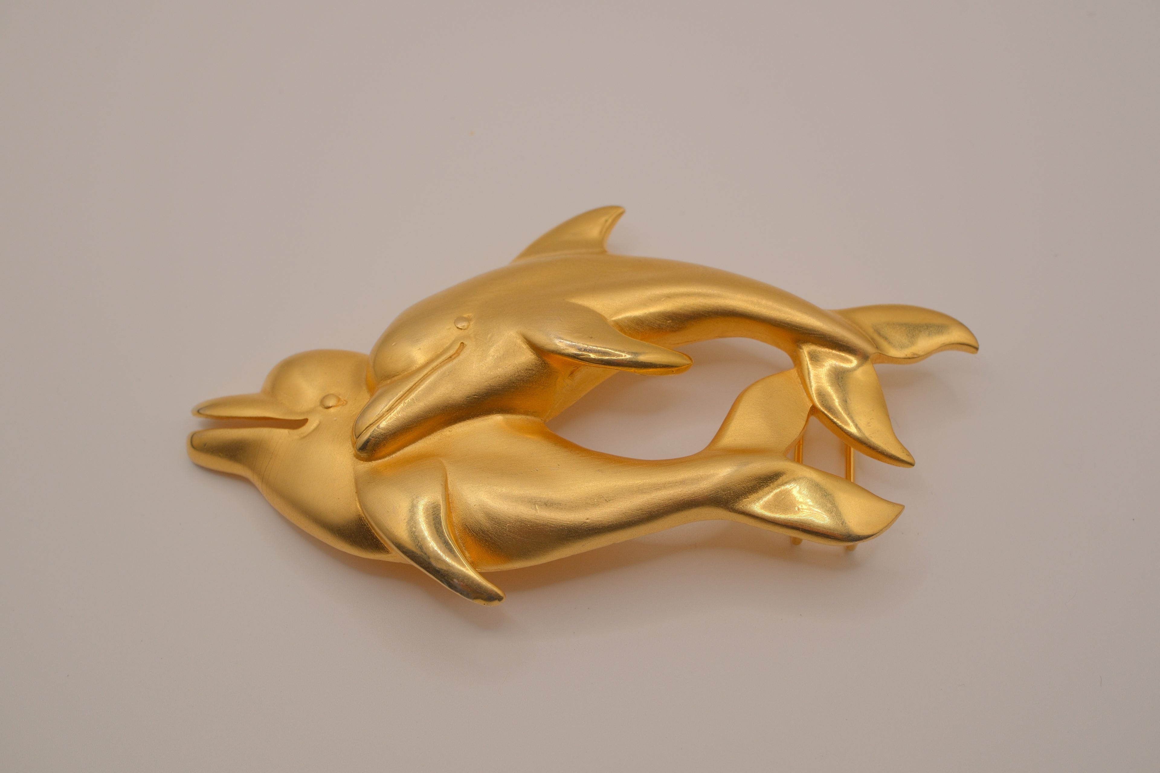 Vintage Doreen Ryan dolphin belt buckle