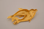 Vintage Doreen Ryan dolphin belt buckle