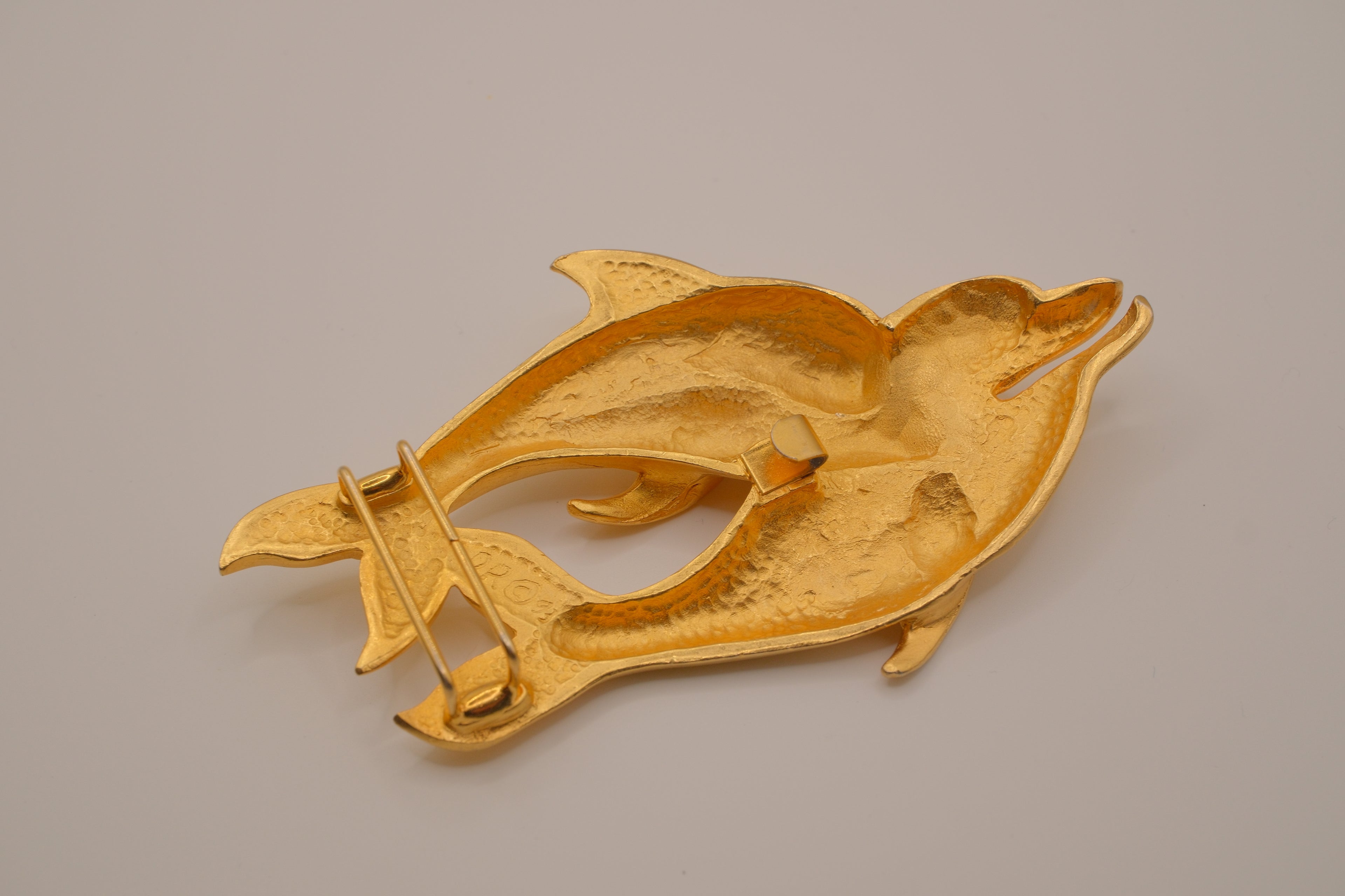 Vintage Doreen Ryan dolphin belt buckle