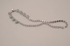Vintage emerald rhinestone choker necklace