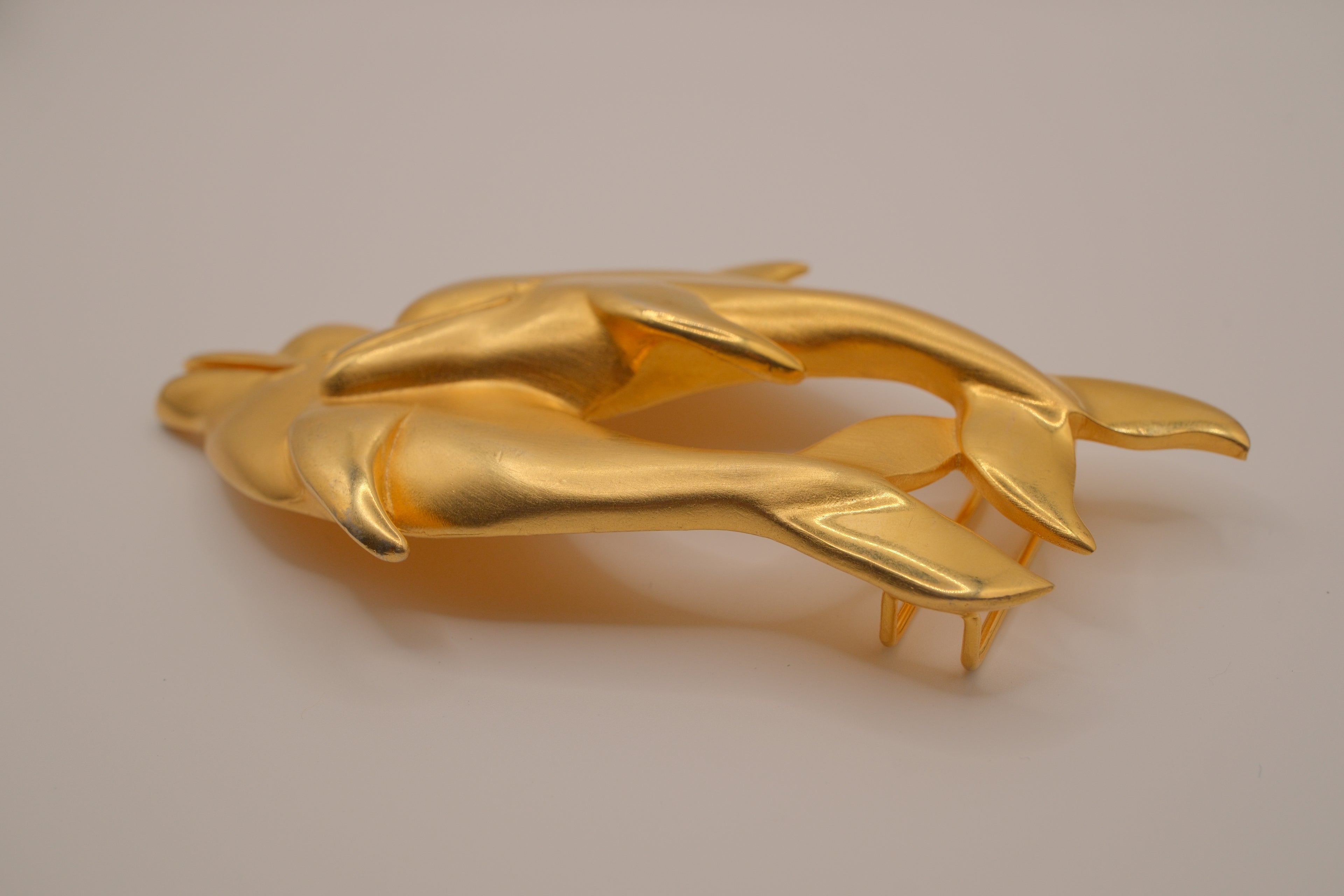 Vintage Doreen Ryan dolphin belt buckle