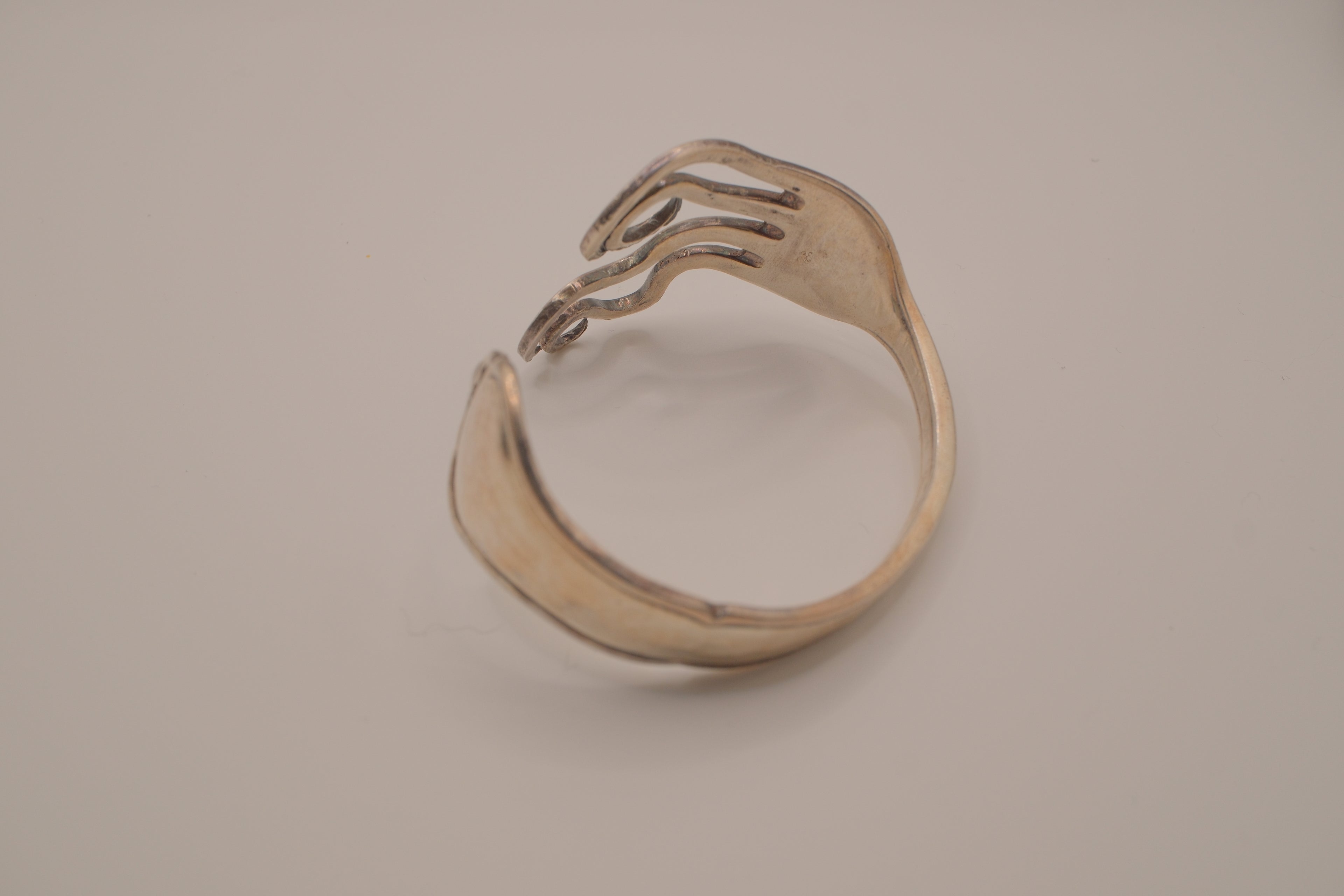 Vintage Fork silverware cuff bracelet