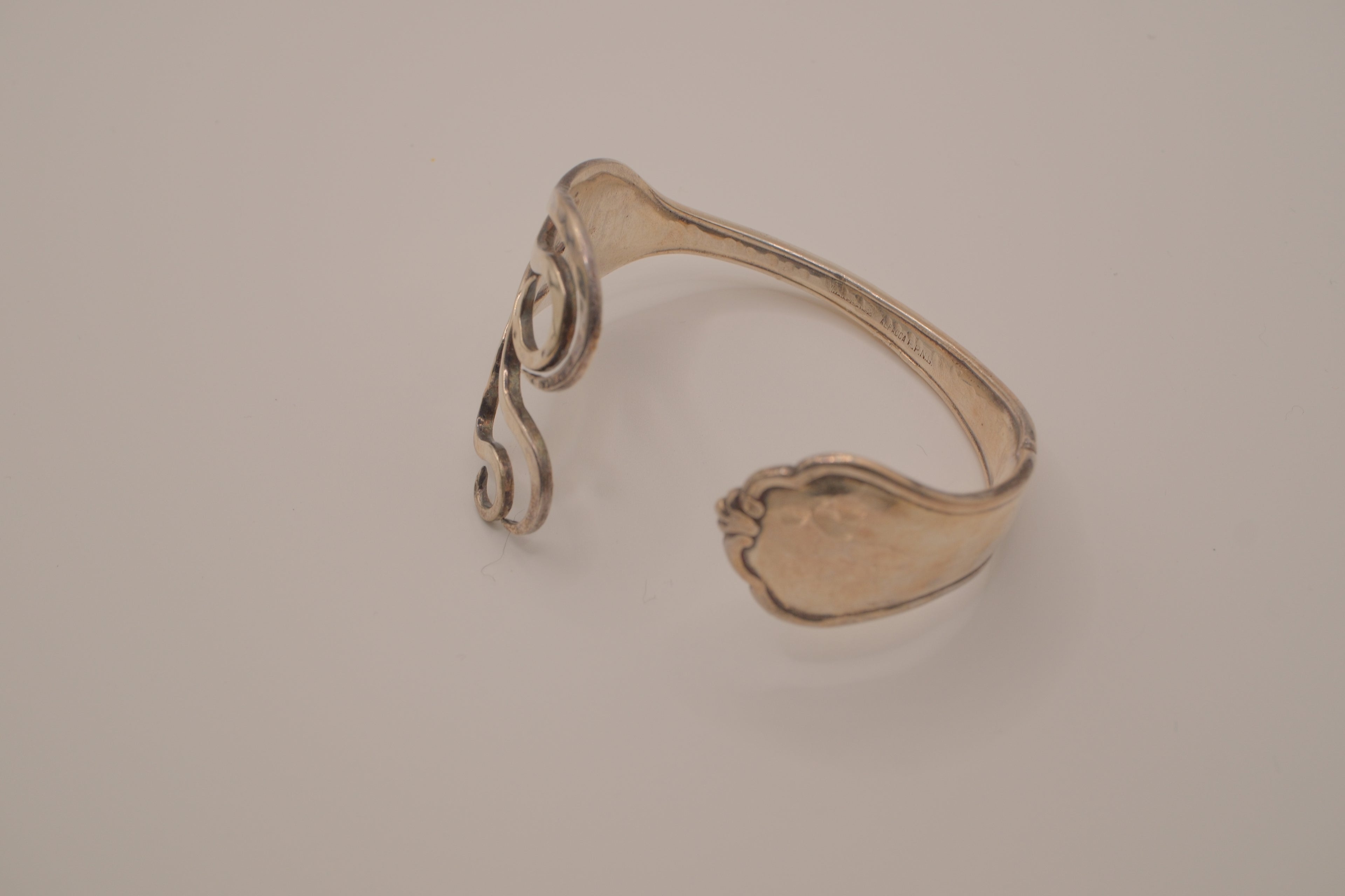 Vintage Fork silverware cuff bracelet