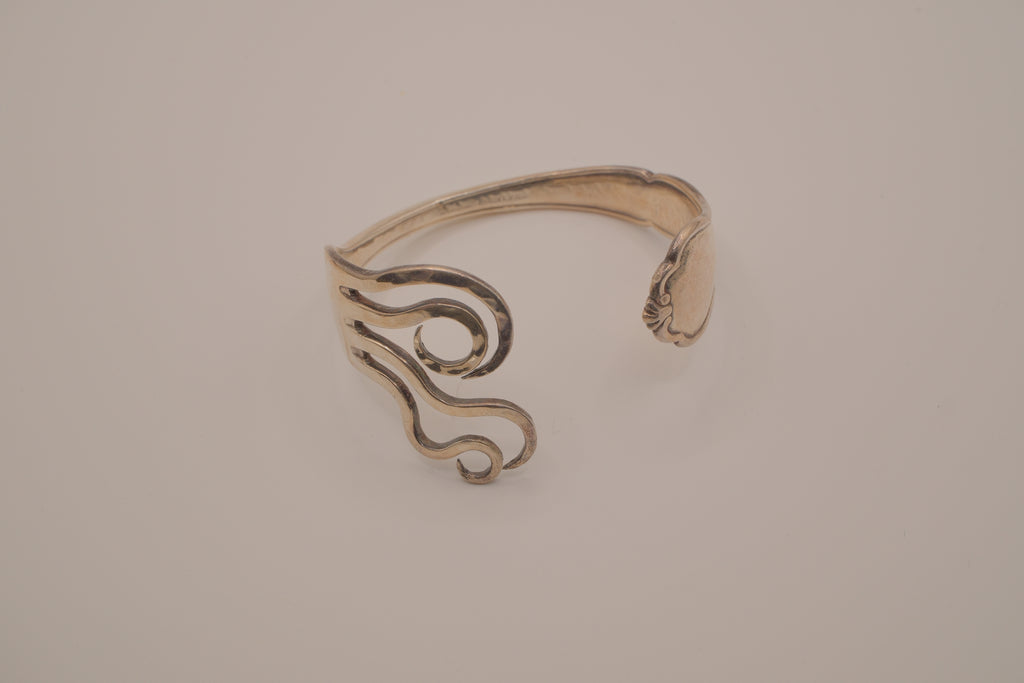 Vintage Fork silverware cuff bracelet