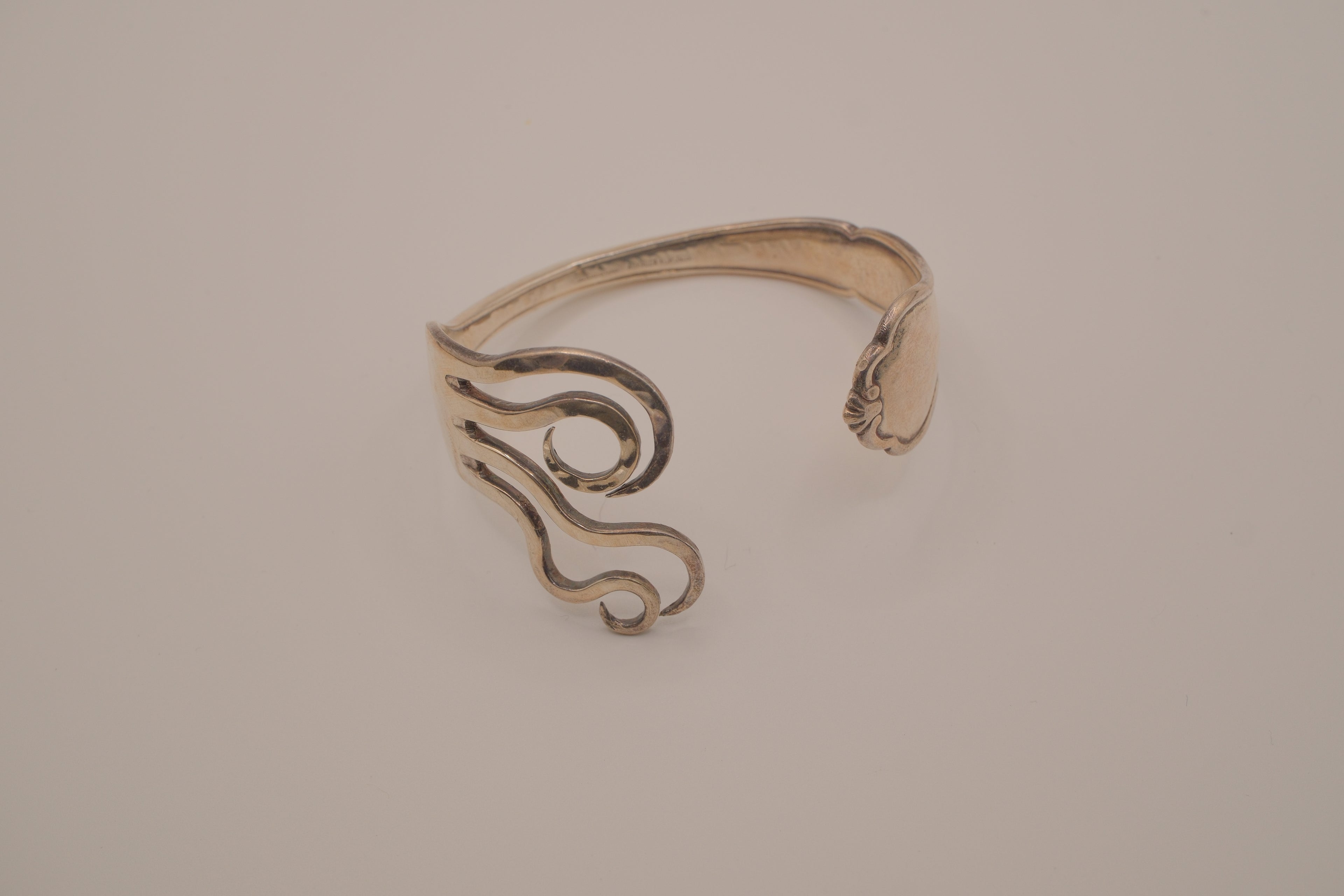 Vintage Fork silverware cuff bracelet