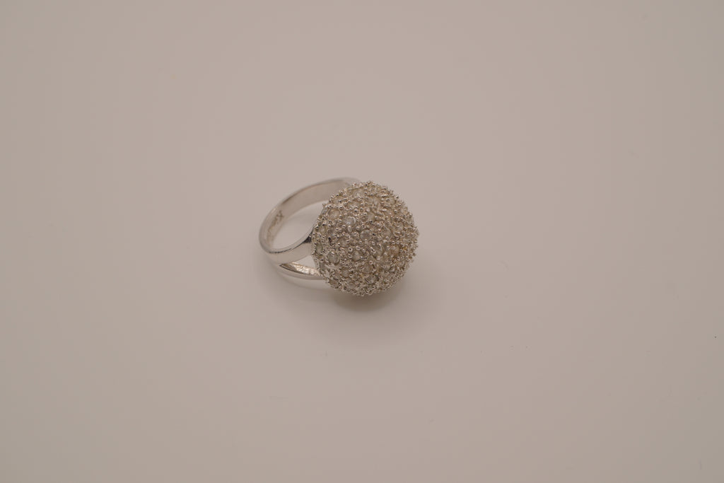 Lia Sophia Kiam Family Pave Dome Statement Ring