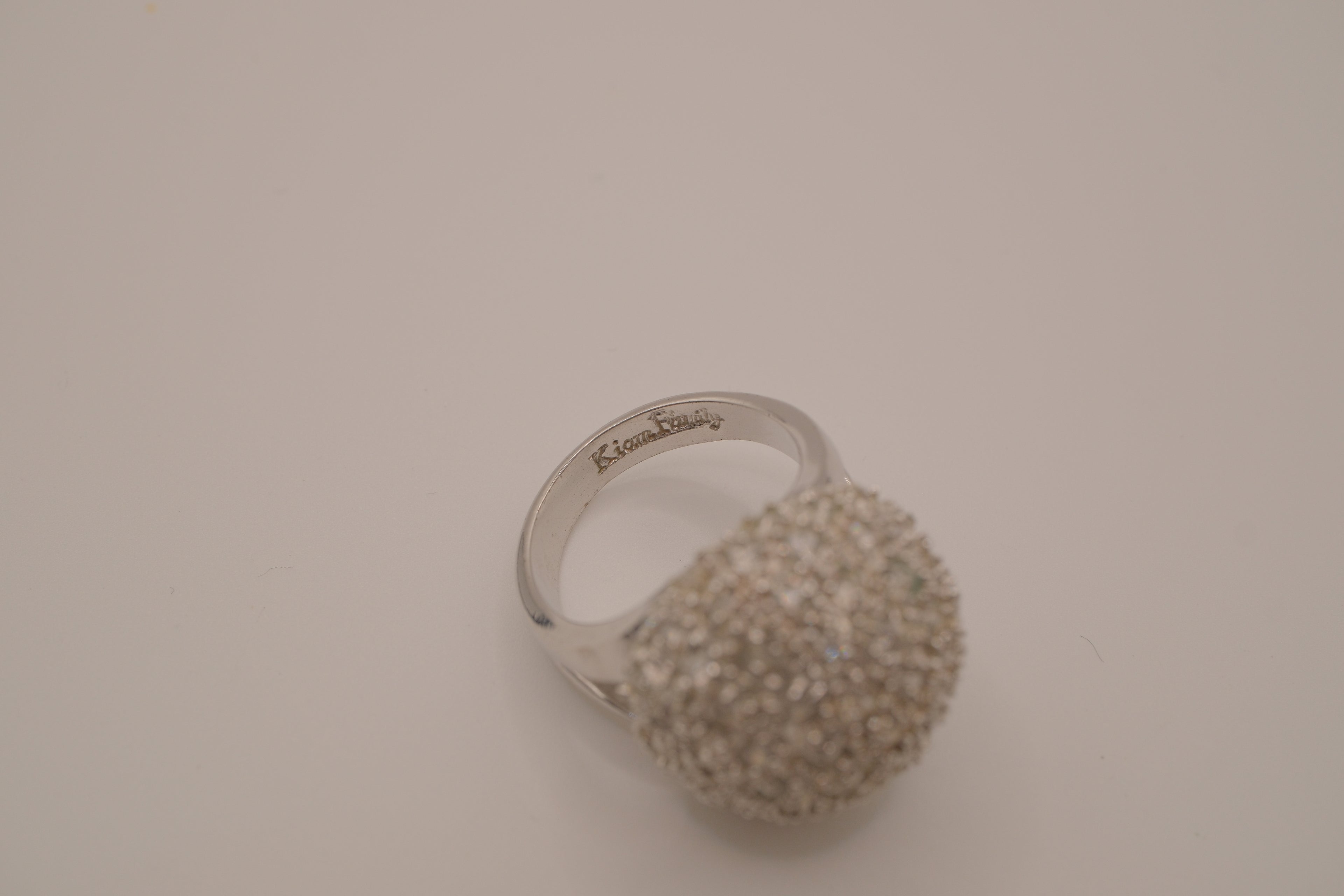 Lia Sophia Kiam Family Pave Dome Statement Ring