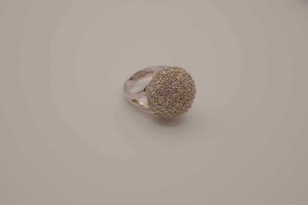 Lia Sophia Kiam Family Pave Dome Statement Ring