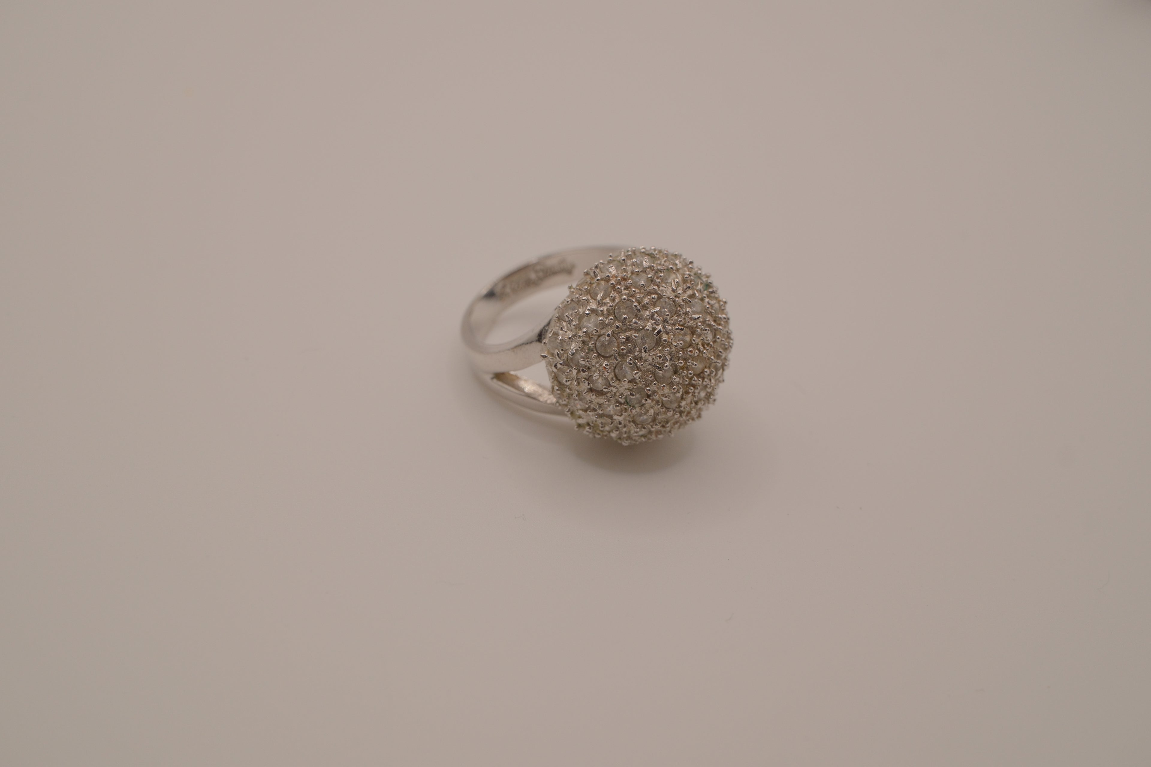 Lia Sophia Kiam Family Pave Dome Statement Ring