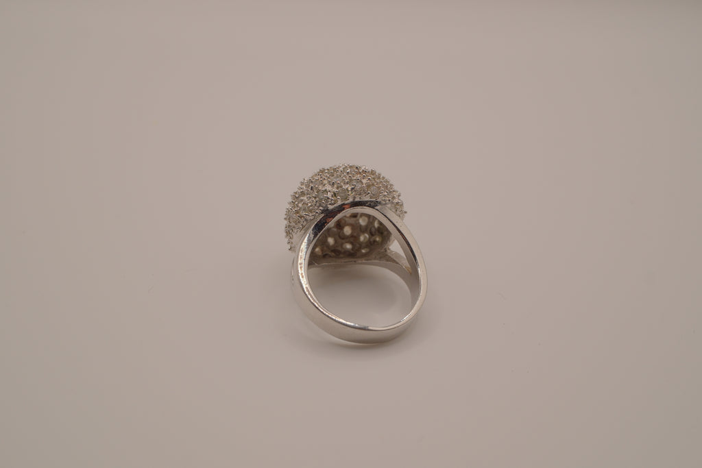 Lia Sophia Kiam Family Pave Dome Statement Ring