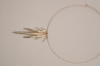 Modernist rigid collar necklace