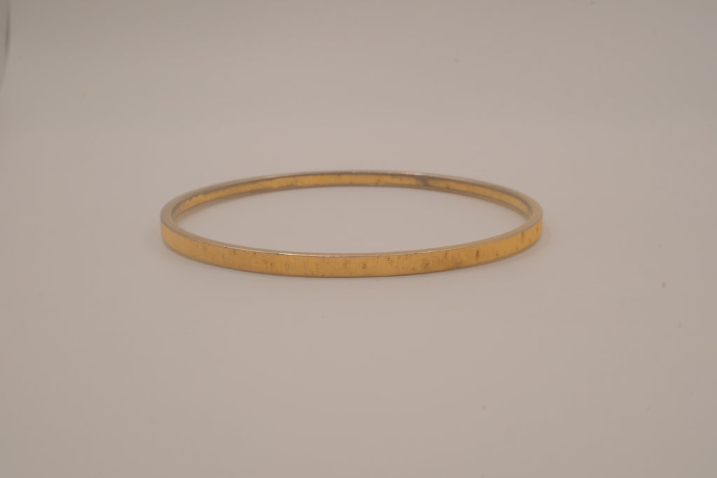Vintage Monet textured gold-tone bangle bracelet