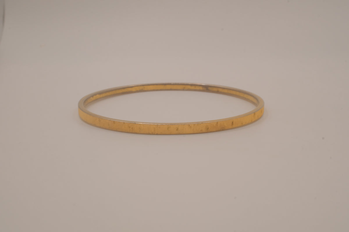 Vintage Monet textured gold-tone bangle bracelet