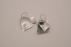 Modernist artisan dangle earrings