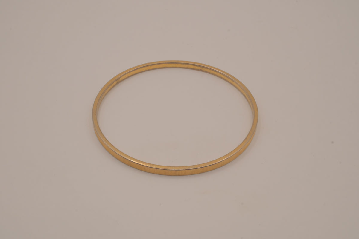 Vintage Monet textured gold-tone bangle bracelet