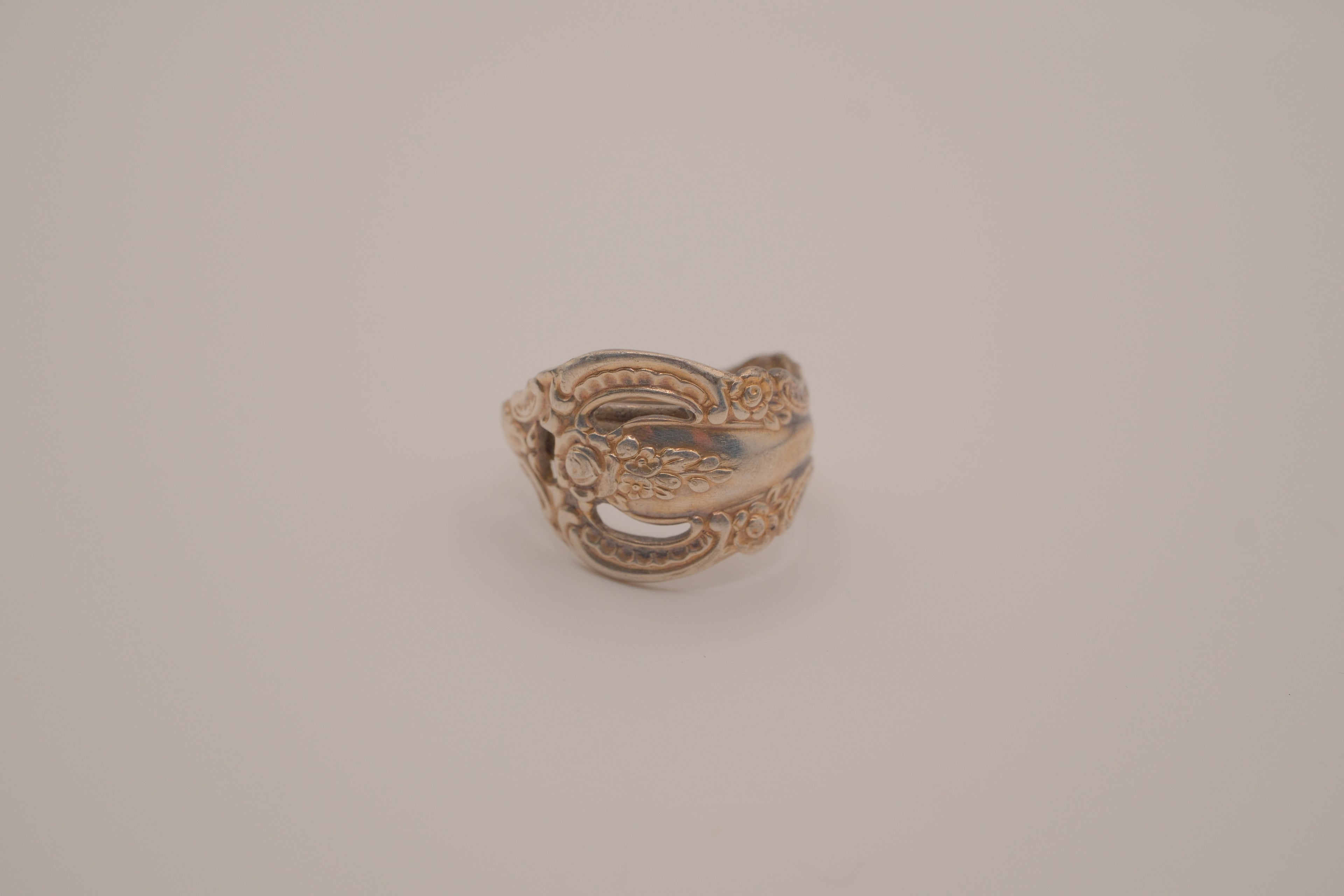 Vintage silverplated spoon Ring