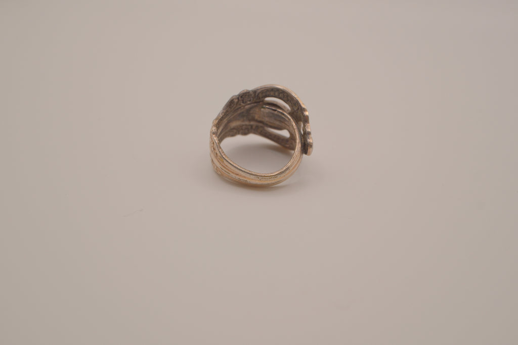 Vintage silverplated spoon Ring