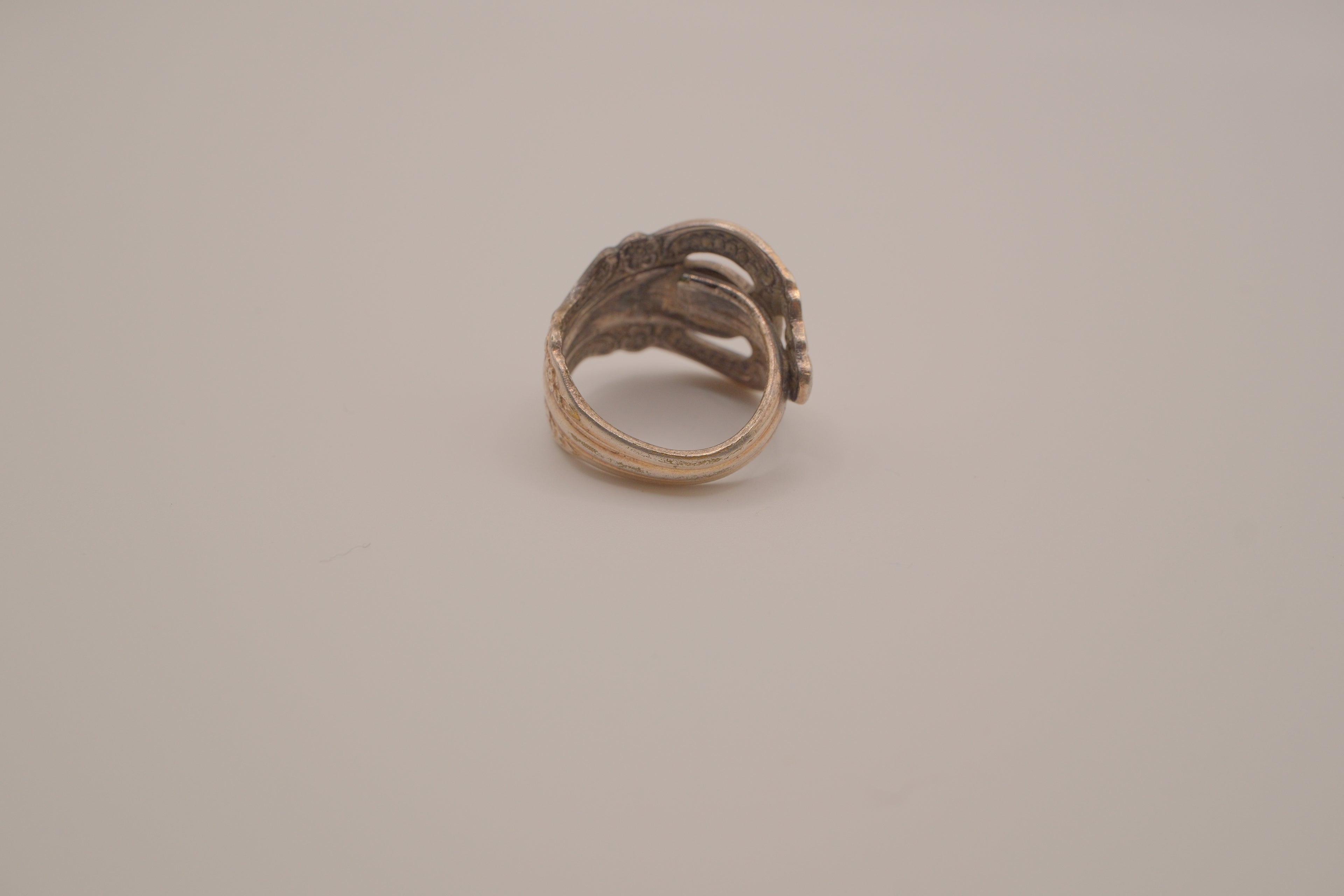 Vintage silverplated spoon Ring