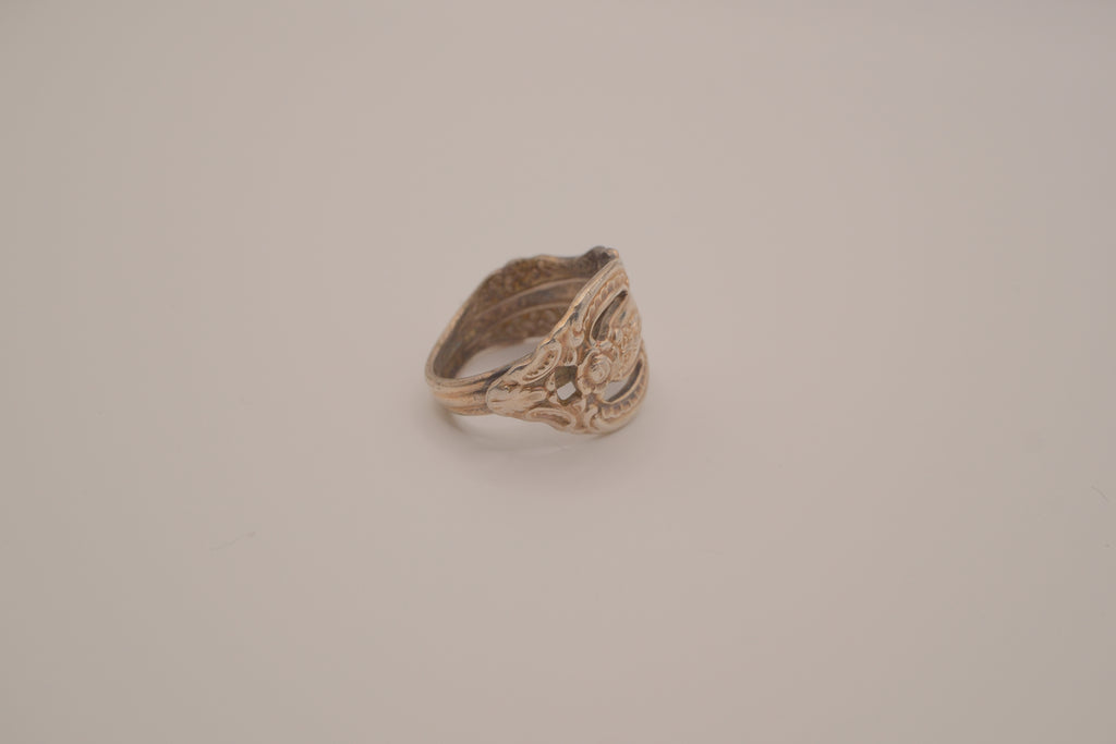 Vintage silverplated spoon Ring