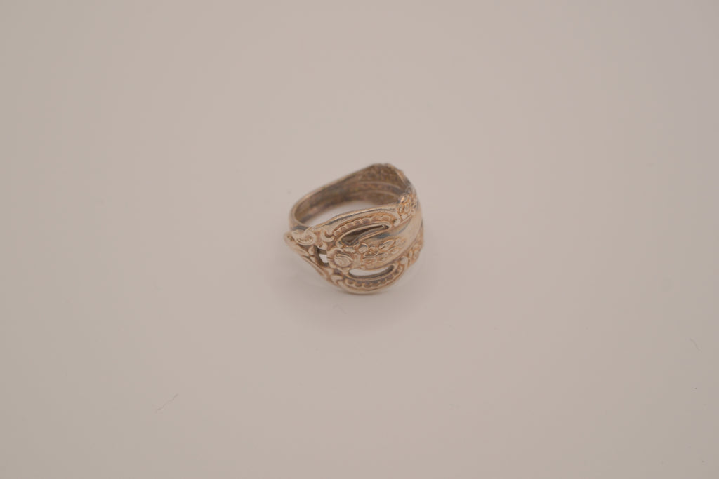 Vintage silverplated spoon Ring