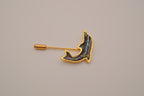 Vintage Hand Layered Opal dolphin stick pin