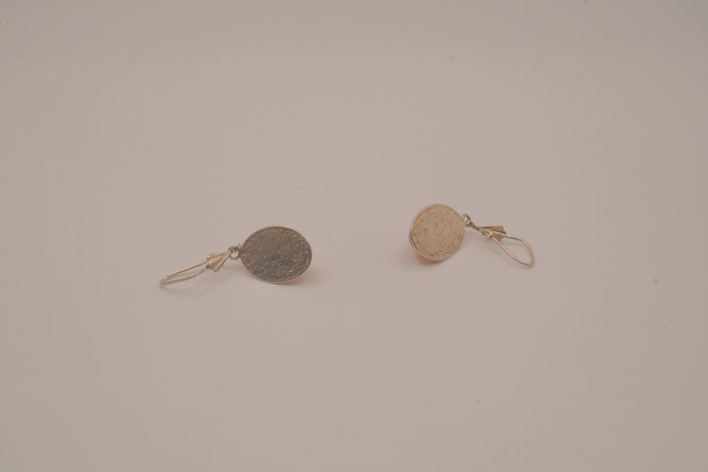 Vintage Baltic amber dangle earrings&nbsp;