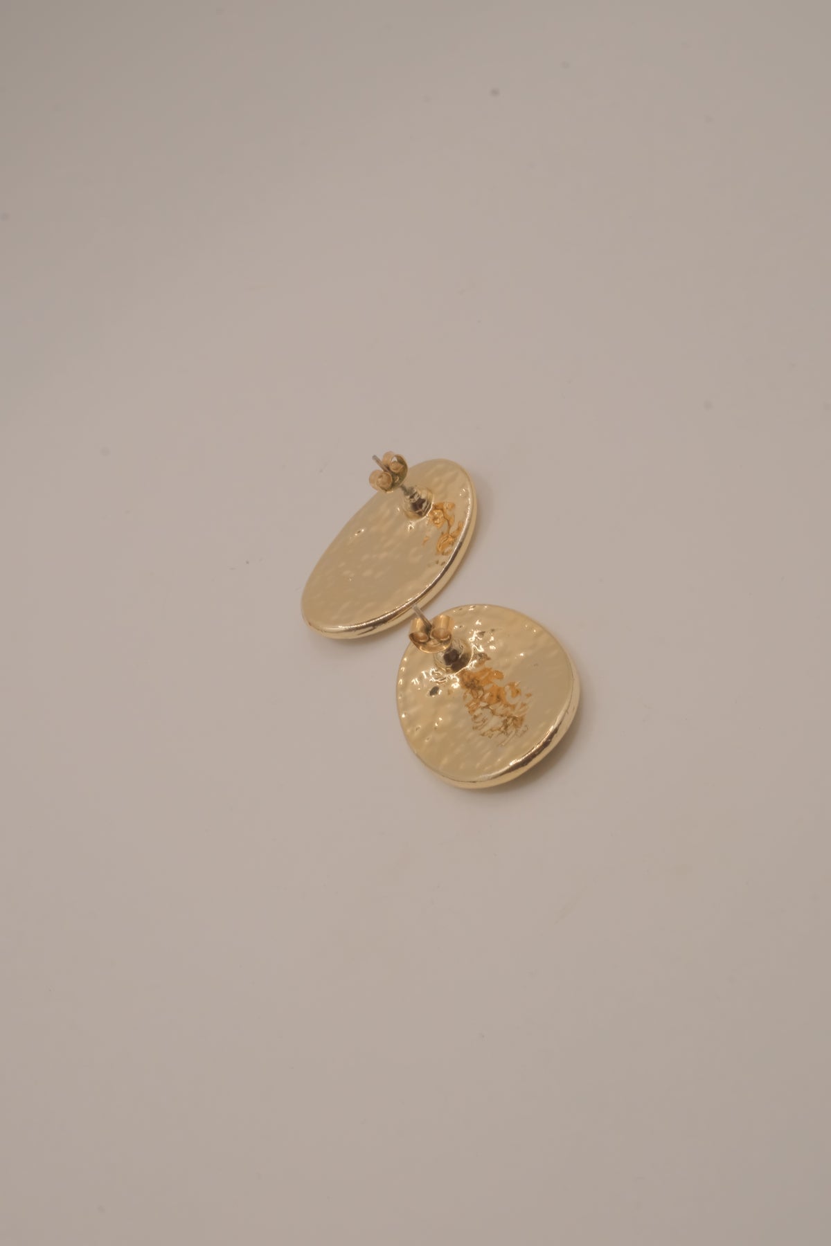 Vintage oval cabochon stud earrings
