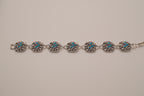 Vintage Avon faux Turquoise link bracelet