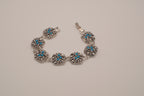 Vintage Avon faux Turquoise link bracelet