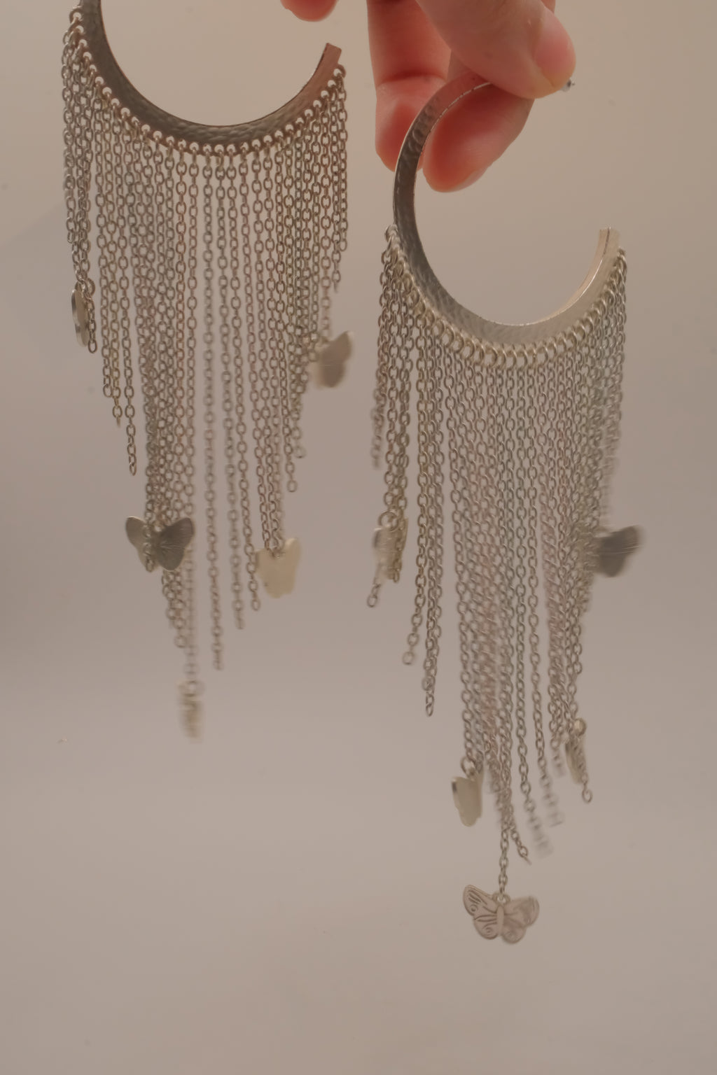 Boho Butterfly Hoop earrings