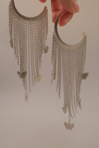Boho Butterfly Hoop earrings