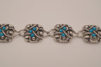 Vintage Avon faux Turquoise link bracelet