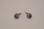 Vintage full moon cabochon earrings
