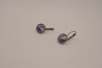 Vintage full moon cabochon earrings