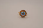 Sarah Cov "Amber Blossom" cocktail ring&nbsp;