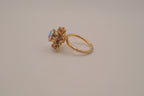 Sarah Cov "Amber Blossom" cocktail ring&nbsp;