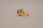 Vintage 1960s Gold Statement ring