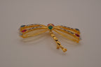 Kenneth Jay Lane (KJL) "Libellula" dragonfly brooch