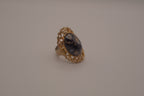 Vintage filigree statement ring