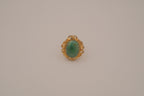Vintage Green cabochon cocktail ring