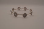 Antique silver concho disc bracelet